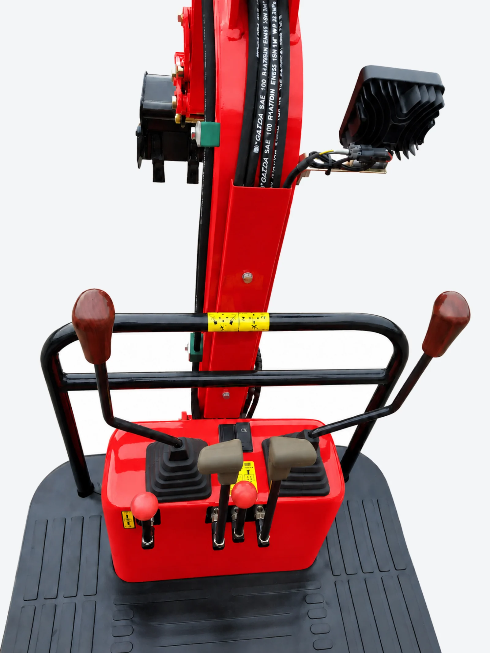 HS10 front-mounted mechanical levers and operator platform