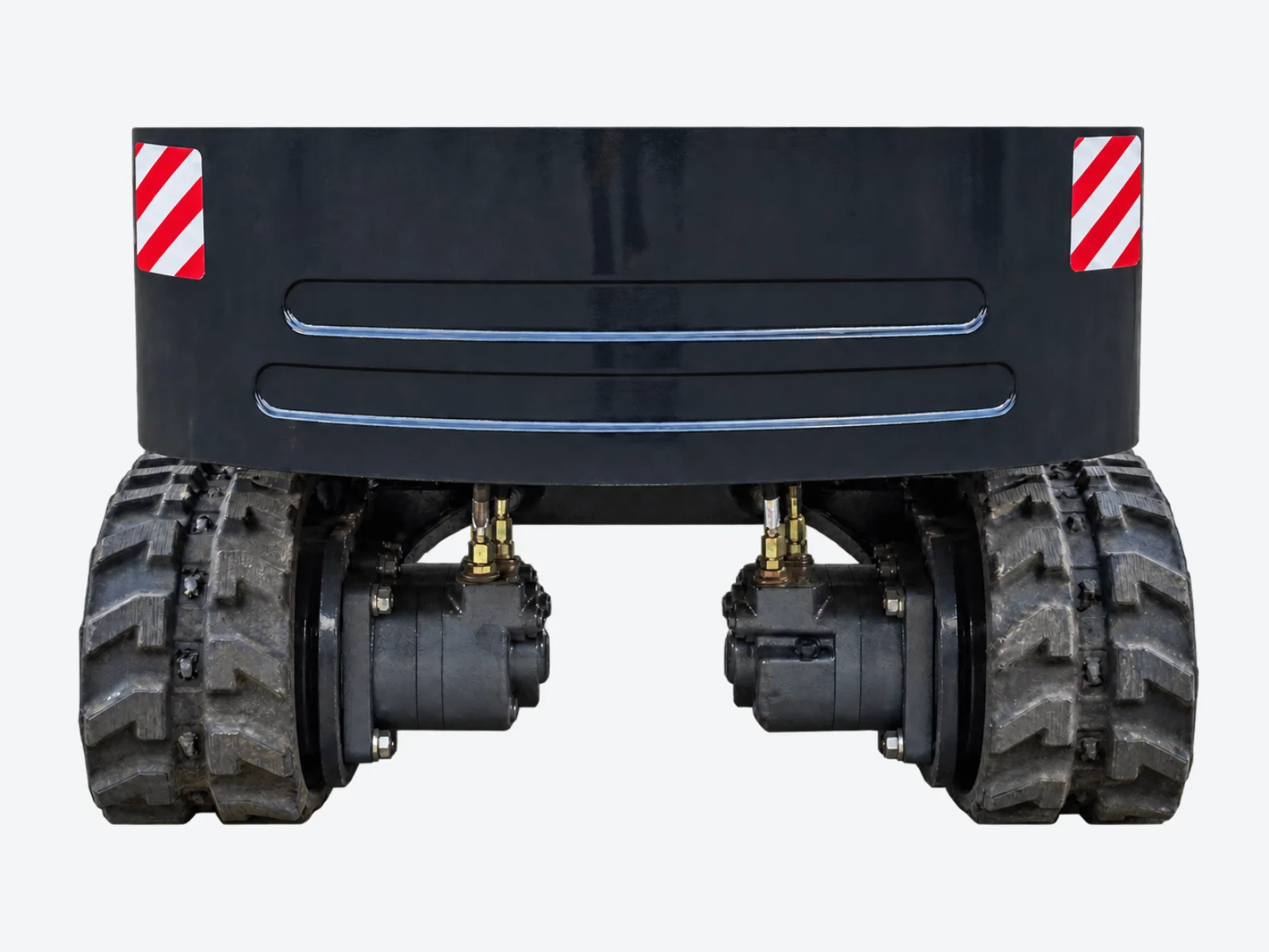 Rear view of the HS12EV optional retractable undercarriage