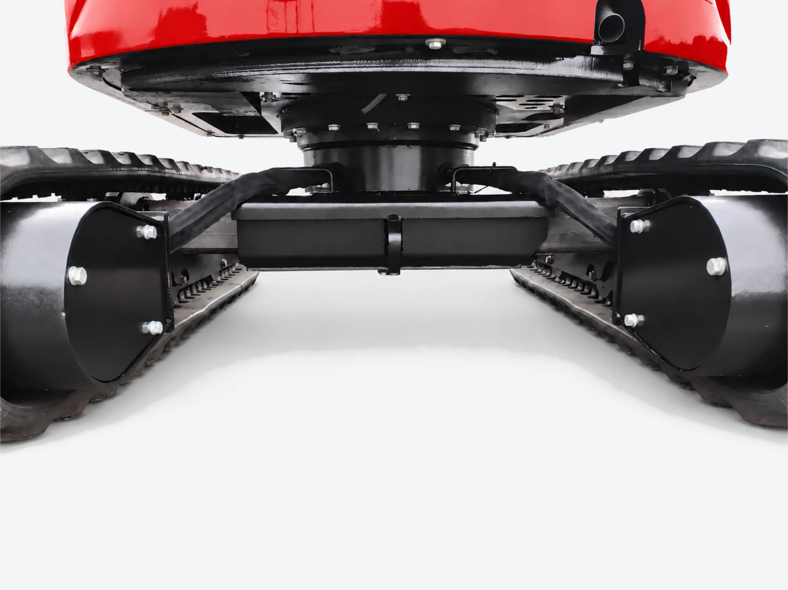 HS18 retractable undercarriage, crossmember and rubber tracks