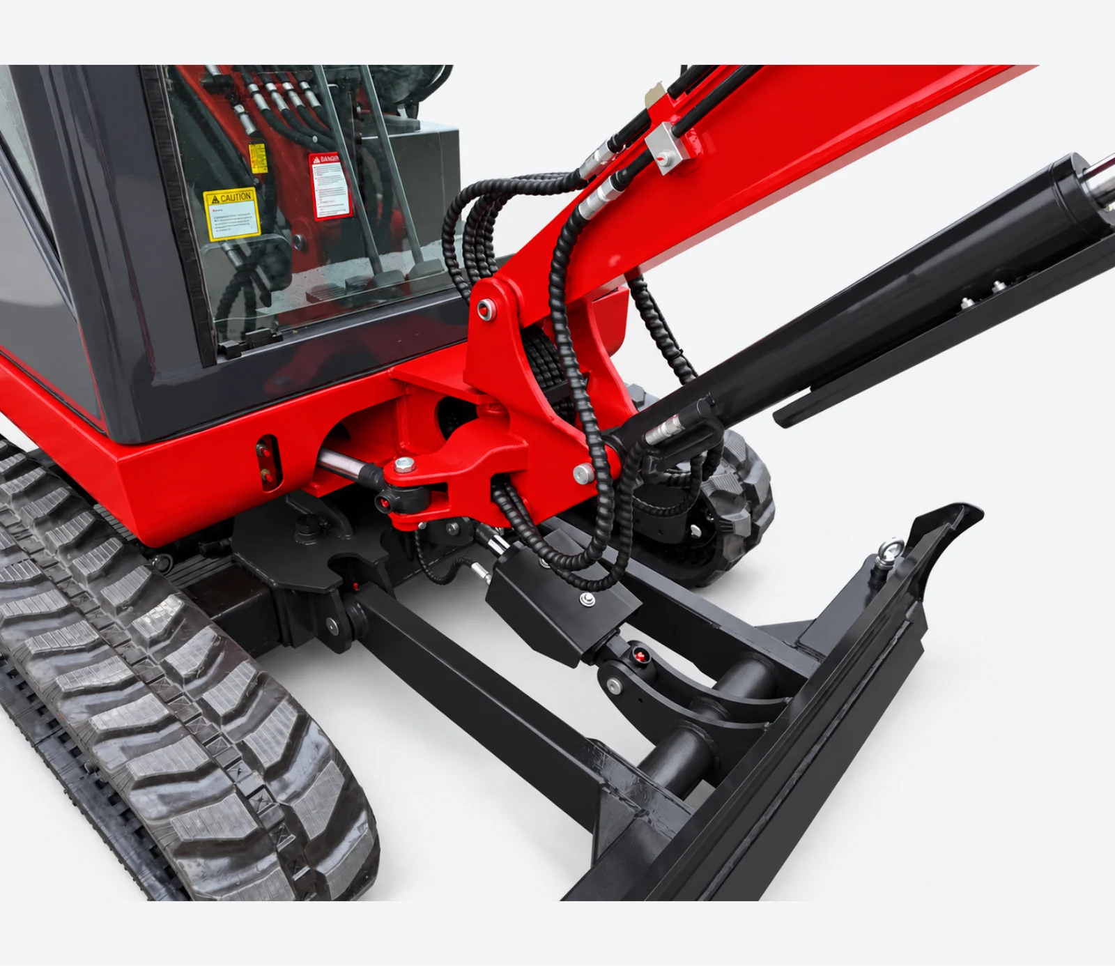 HS20 boom swing pivot, hydraulic cylinder and front chassis